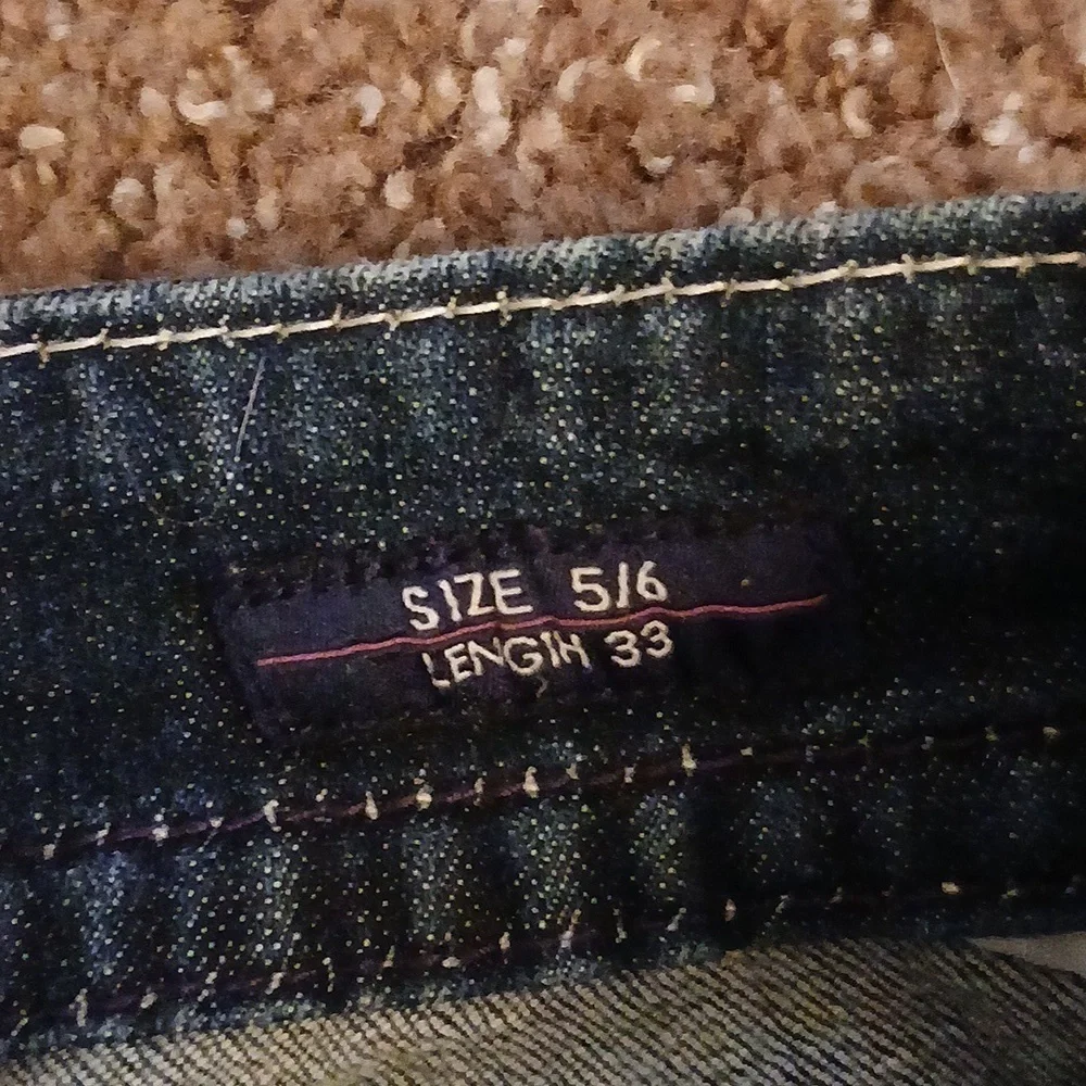 Vigoss the new York bootcut blue jeans size 5/6 - Picture 7 of 16